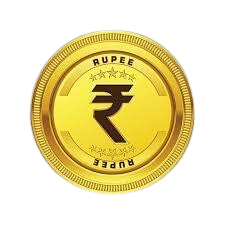 Rotating Rupee Coin